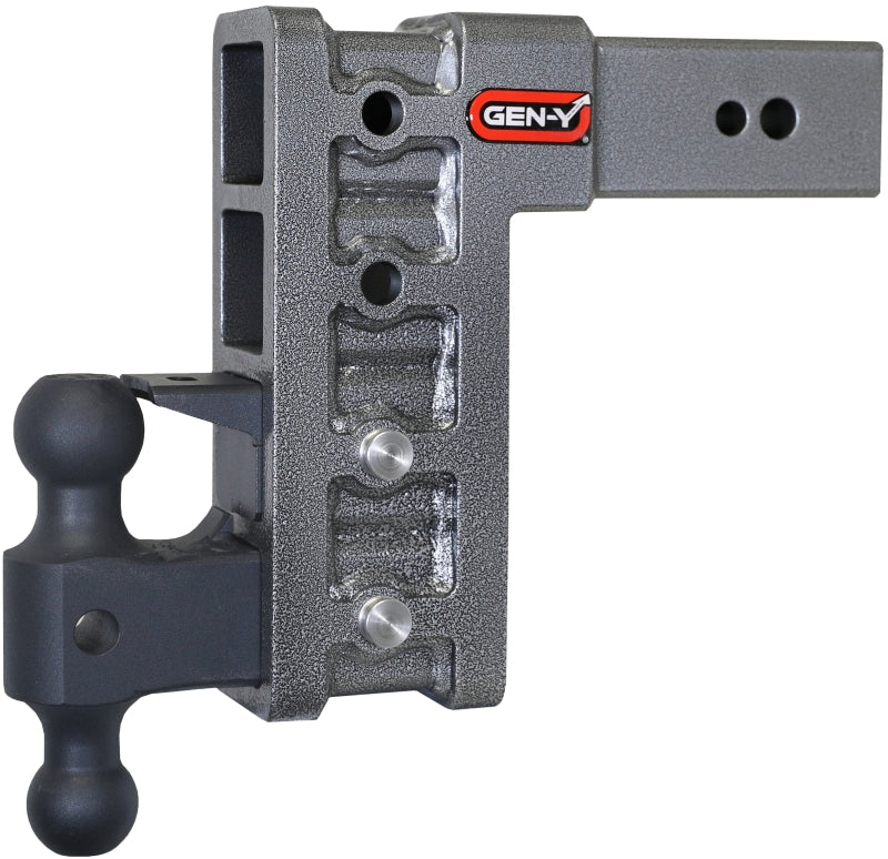 Gen Y Mega Duty 3In Shank 9In Drop 3500 lb TW 32K Hitch w/ GH-0161 Dual-Ball w/ GH-0162 Pintle Lock