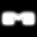 ORACLE Lighting Universal Illuminated LED Letter Badges - Matte White Surface Finish - M