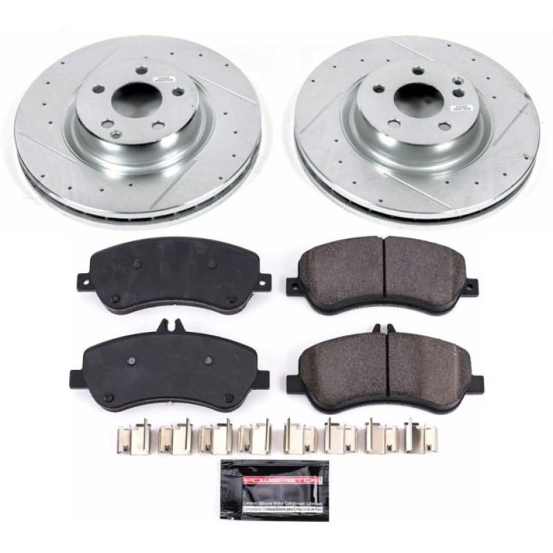 Power Stop 13-15 Mercedes-Benz GLK250 Front Z23 Evolution Sport Brake Kit