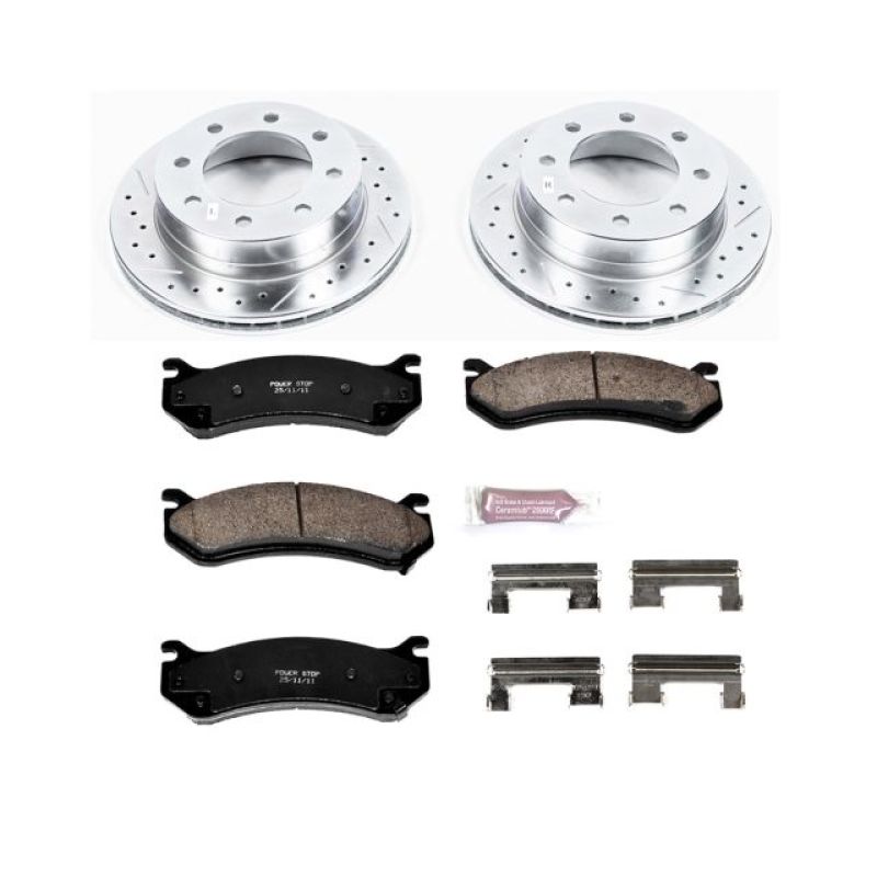 Power Stop 2003 Chevrolet Silverado 1500 HD Rear Z23 Evolution Sport Brake Kit