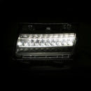 ANZO 18-19 Jeep Wrangler JL LED Chrome Clear w/ Sequential Signal