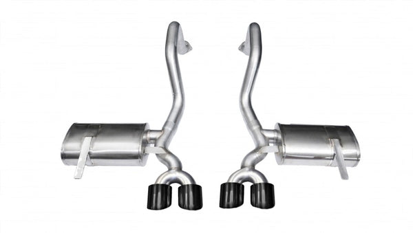 Corsa 97-04 Chevrolet Corvette C5 Z06 5.7L V8 Black Xtreme Axle-Back Exhaust