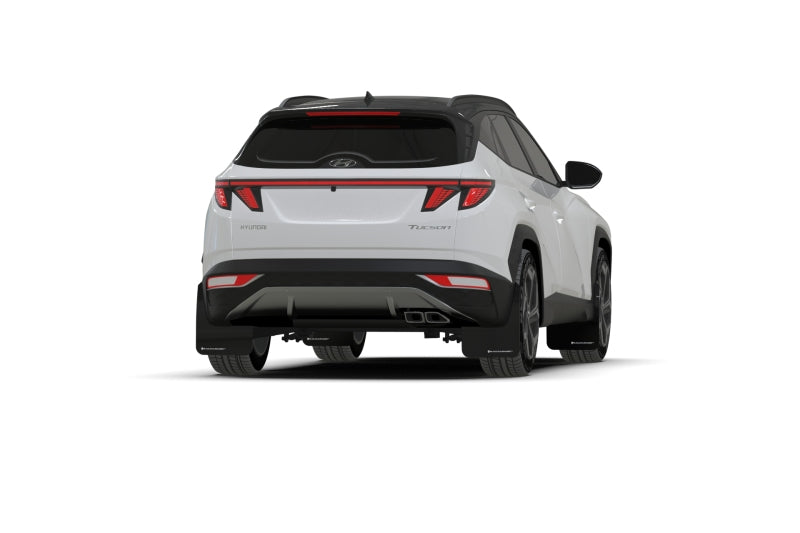 Rally Armor 2022 Hyundai Tucson Black UR Mud Flap w/ Red Logo