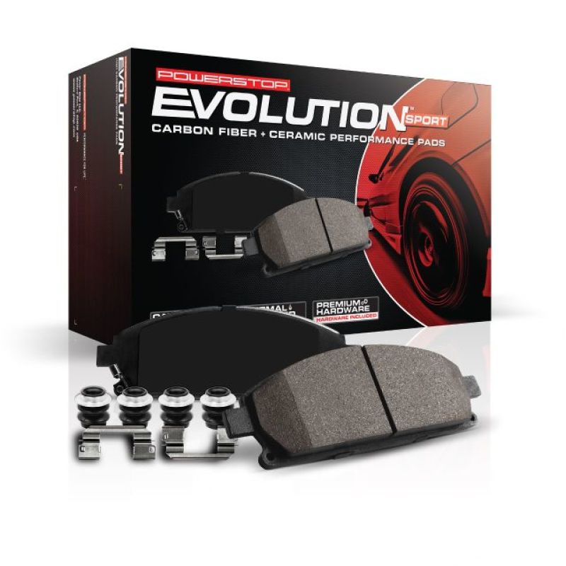 Power Stop 2007 Hyundai Entourage Rear Z23 Evolution Sport Brake Pads w/Hardware