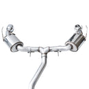 AWE Tuning 2022+ Honda Civic Si FE1 FWD Touring Edition Catback Exhaust - Dual Chrome Silver Tips