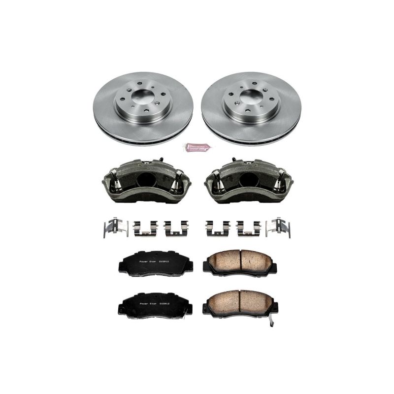 Power Stop 93-96 Honda Prelude Front Autospecialty Brake Kit w/Calipers