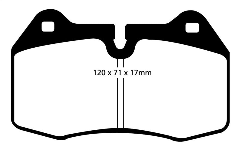 EBC 94-99 BMW M5 3.8 (E34) Yellowstuff Front Brake Pads