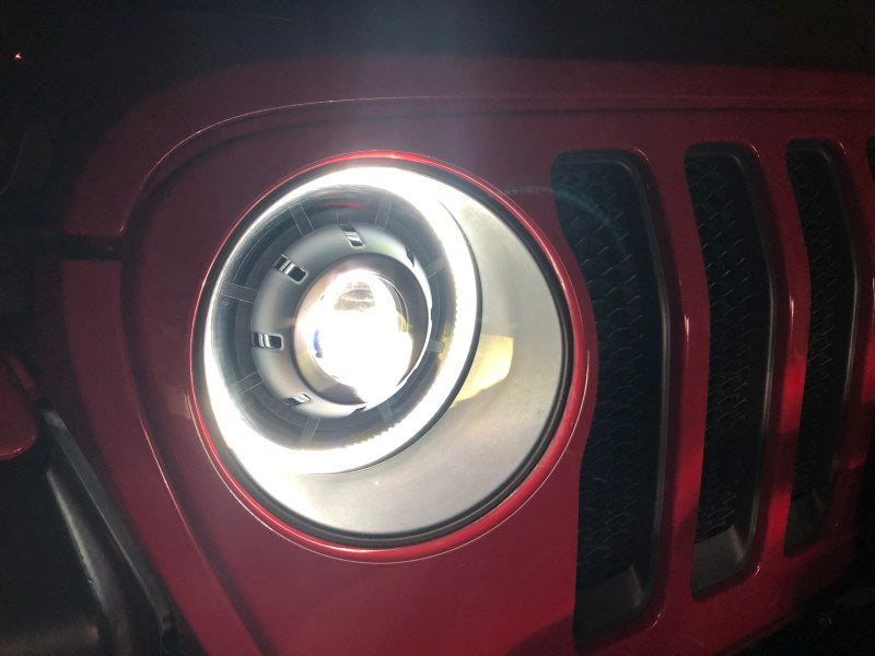 Oracle Oculus Bi-LED Projector Headlights for Jeep JL/Gladiator JT - Matte Black - 5500K