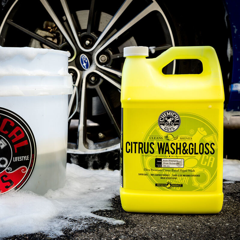 Chemical Guys Citrus Wash & Gloss Concentrated Car Wash - 1 Gallon - Case of 4