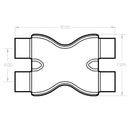 MagnaFlow Smooth Trans X 2.25/2.25 X 12 SS