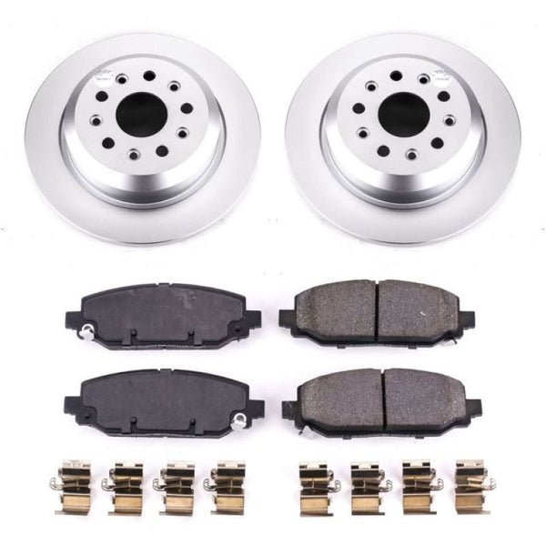 Power Stop 18-19 Jeep Wrangler Rear Z17 Evolution Geomet Coated Brake Kit