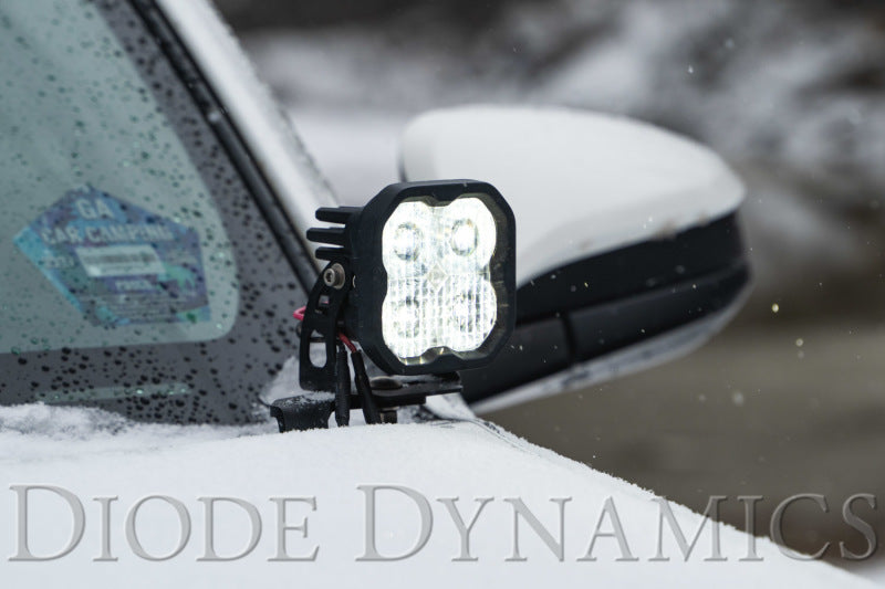 Diode Dynamics 10-21 Toyota 4Runner Stage Series 2in LED Ditch Light Kit Sport - White Combo