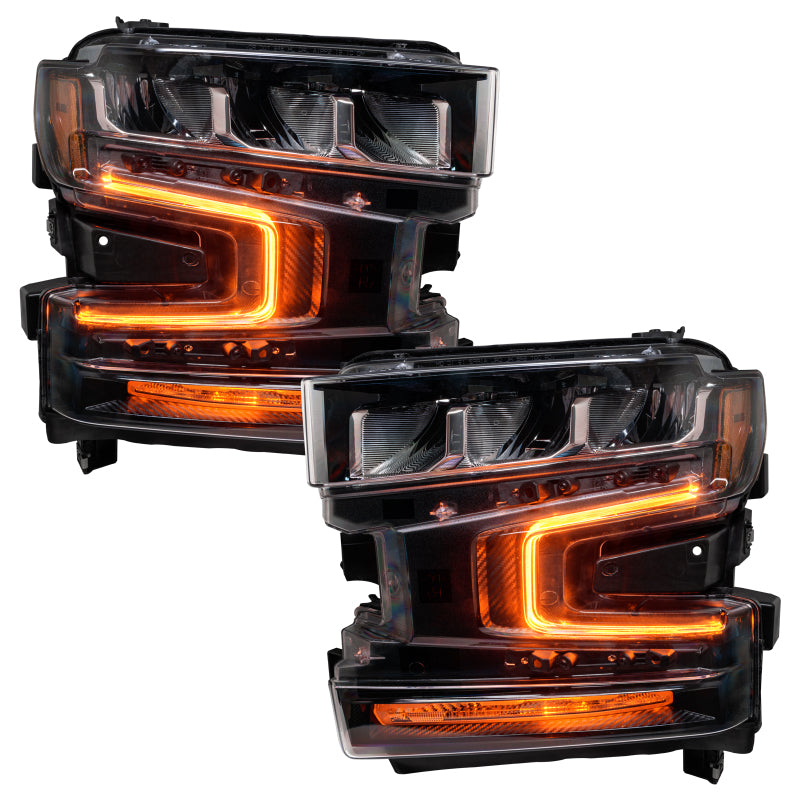 Oracle 19-21 Chevy Silverado 1500 RGB+W Headlight DRL Upgrade Kit - ColorSHIFT