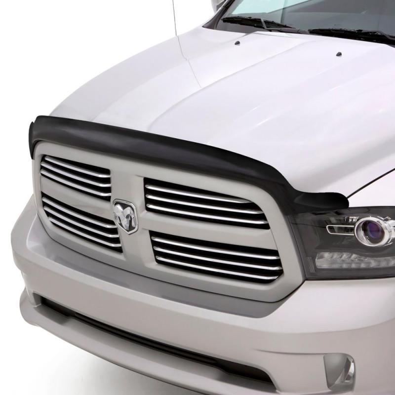 AVS 03-06 Chevy Avalanche (w/o Body Hardware) High Profile Bugflector II Hood Shield - Smoke