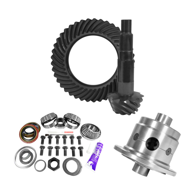 Yukon 11.25in Dana 80 3.54 Rear Ring & Pinion Install Kit 35 Spline Positraction 4.375in BRG