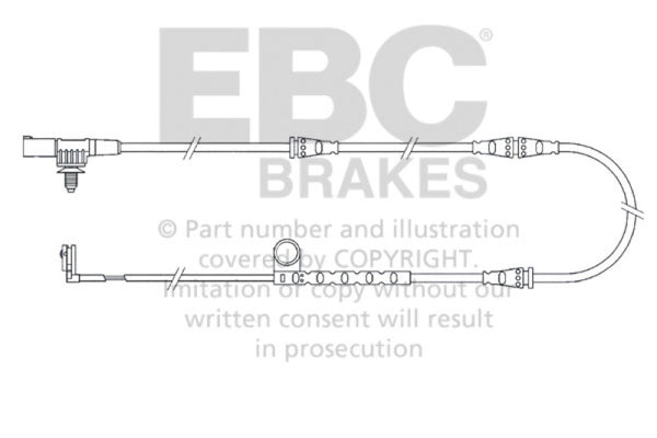 EBC 2005-2006 Land Rover Range Rover Sport 4.2L Supercharged Front Wear Leads