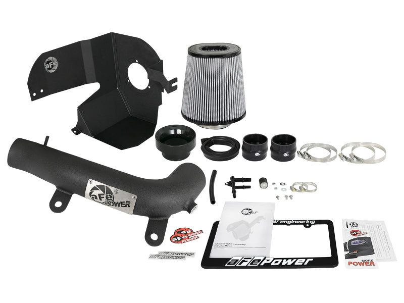 aFe Magnum FORCE Stage-2XP Cold Air Intake w/Pro DRY Filter 18-20 Jeep Wrangler JL 2.0T- Media Black