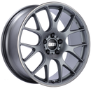 BBS CH-R 20x9 5x112 ET25 Satin Titanium Polished Rim Protector Wheel -82mm PFS/Clip Required