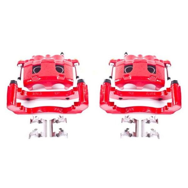 Power Stop 06-11 Buick Lucerne Front Red Calipers w/Brackets - Pair