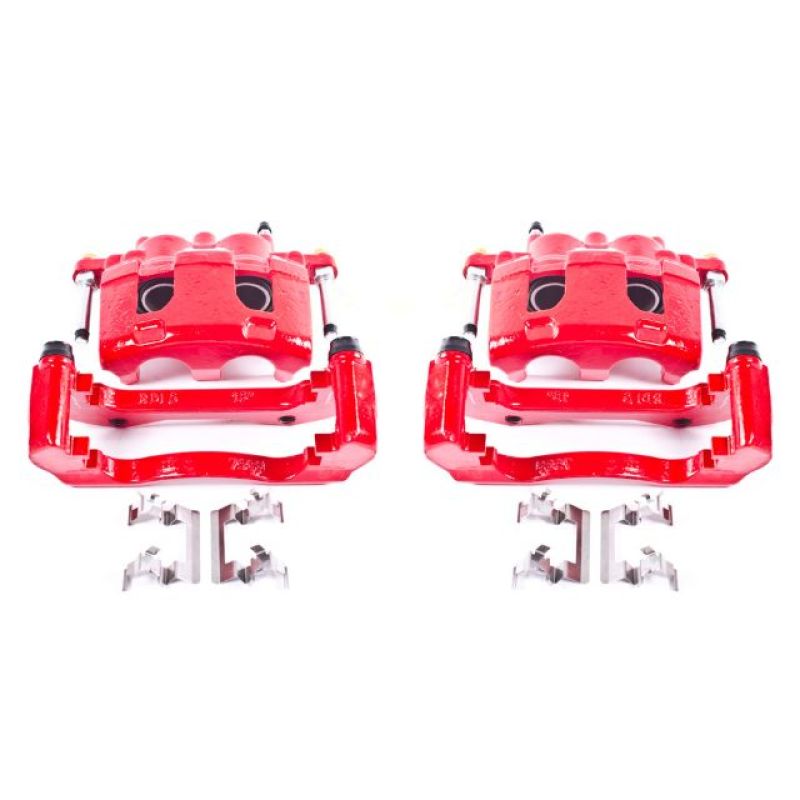 Power Stop 06-11 Buick Lucerne Front Red Calipers w/Brackets - Pair