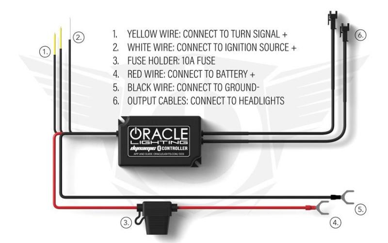 Oracle 17-19 Ford F-250 SD Dynamic Pre-Assembled Headlights - Halogen - Black Edition - ColorSHIFT