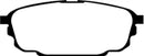 EBC 01-04 Mazda Protege 2.0 (Rear Rotors) Ultimax2 Rear Brake Pads