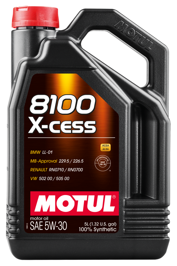 Motul Synthetic Engine Oil 8100 5W30 X-CESS 5L - Case of 4