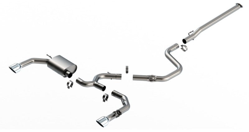 Borla 22-23 Hyundai Elantra N 2.0L 4 CYL. TURBO AT/MT ATAK Catback Exhaust Bright Chrome