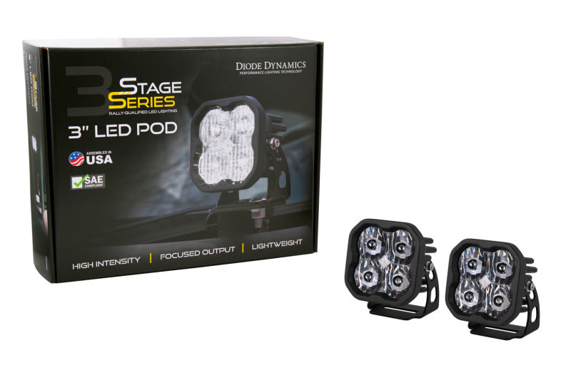 Diode Dynamics SS3 Pro BBL - White Combo Standard (Pair)