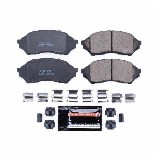 Power Stop 99-01 Mazda Protege Front Z23 Evolution Sport Brake Pads w/Hardware