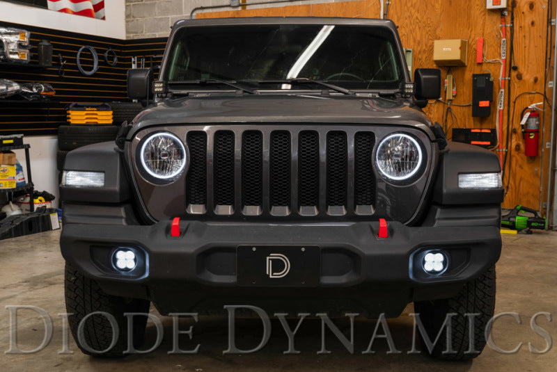 Diode Dynamics SS3 Type MS LED Fog Light Kit Pro - White SAE Fog