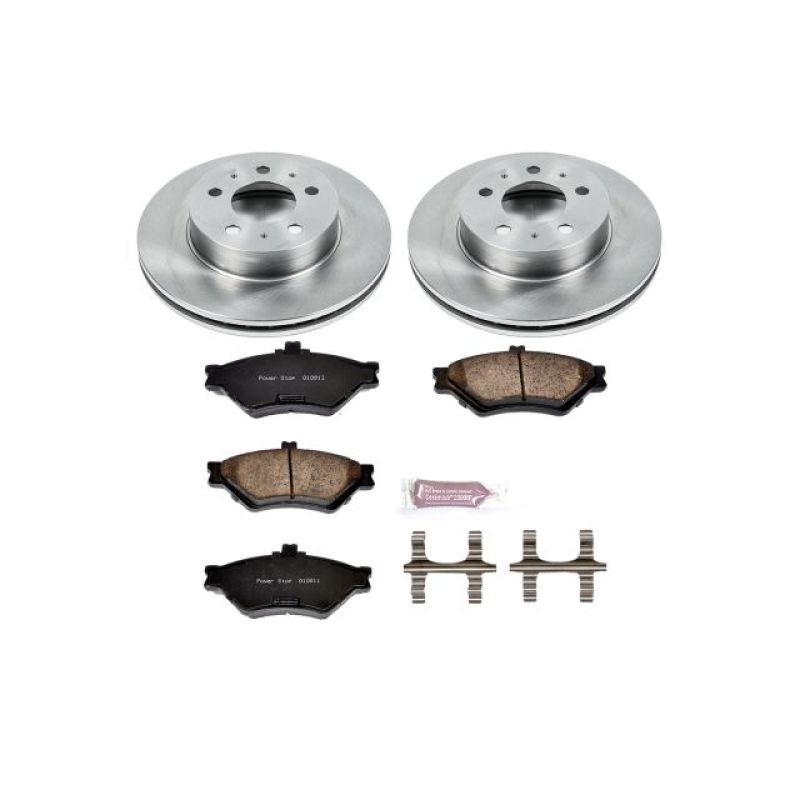 Power Stop 95-97 Ford Crown Victoria Front Autospecialty Brake Kit