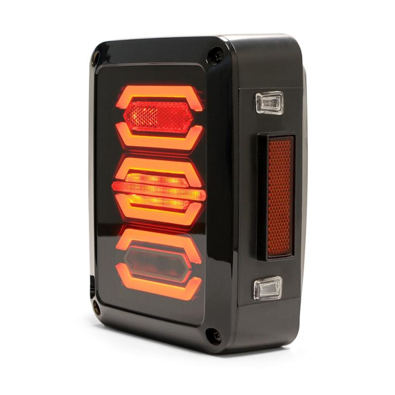 DV8 Offroad 07-18 Jeep Wrangler JK Octagon LED Tail Light