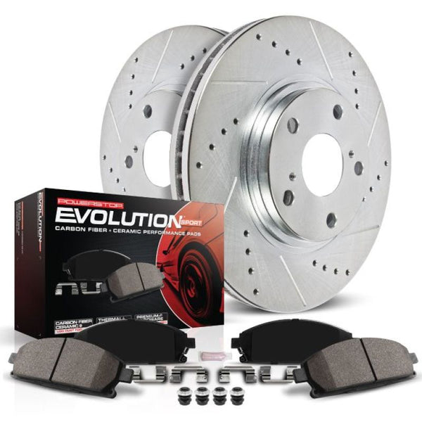 Power Stop 1975 Buick Apollo Front Z23 Evolution Sport Brake Kit