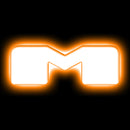 ORACLE Lighting Universal Illuminated LED Letter Badges - Matte White Surface Finish - M