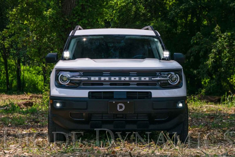 Diode Dynamics 2021 Ford Bronco Sport Stage Series 2in LED Ditch Light Kit - Pro White Combo