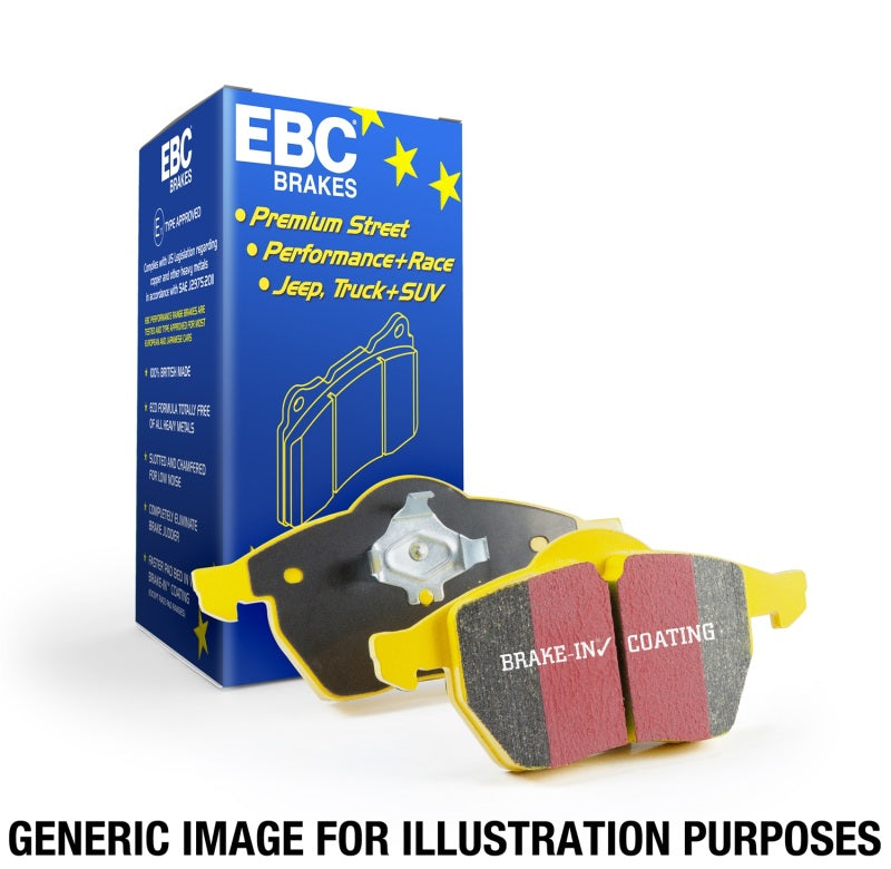 EBC 2017+ Fiat 124 Spider 1.4L Turbo Abarth Yellowstuff Front Brake Pads