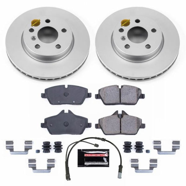 Power Stop 14-16 Mini Cooper Front Z23 Evolution Sport Coated Brake Kit