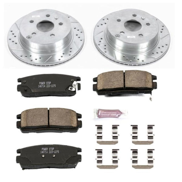 Power Stop 10-17 Chevrolet Equinox Rear Z23 Evolution Sport Brake Kit