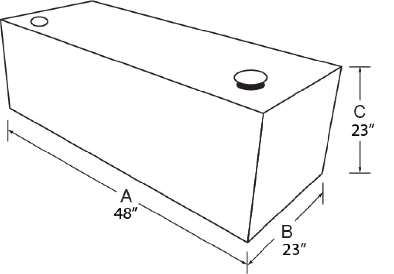 Lund Universal Aluminum Liquid Storage Tank - Brite