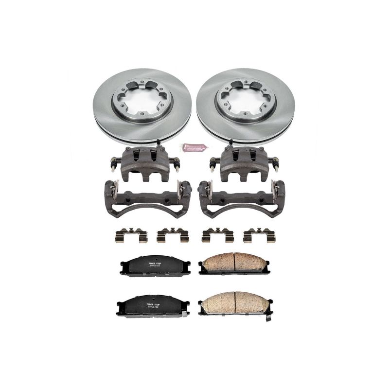 Power Stop 93-94 Nissan D21 Front Autospecialty Brake Kit w/Calipers