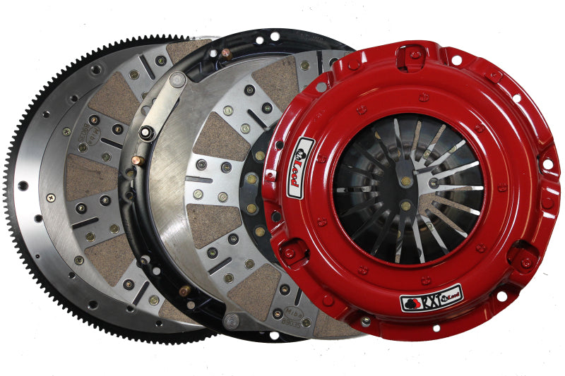 McLeod RXT 1200 Twin Disc Clutch Kit w/ 8 Bolt Flywheel 164T - 1-1/8in x 26 Spline Input Trans