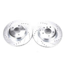 Power Stop 2006 BMW 330i Rear Evolution Drilled & Slotted Rotors - Pair