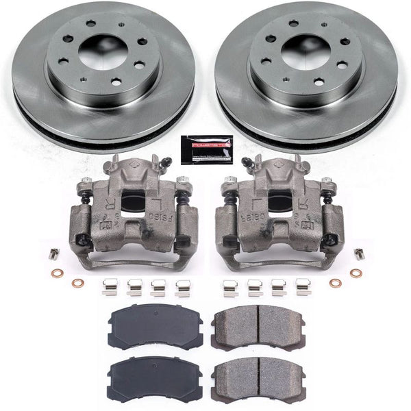 Power Stop 02-07 Mitsubishi Lancer Front Autospecialty Brake Kit w/Calipers