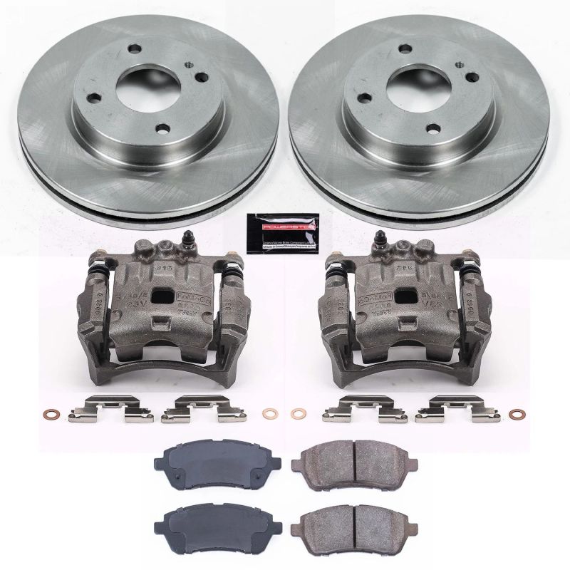 Power Stop 11-19 Ford Fiesta Front Autospecialty Brake Kit w/Calipers