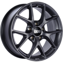 BBS SR 18x8 5x130 ET50 CB71.6 Satin Grey Wheel