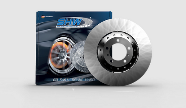 SHW 18-22 Audi RS5 2.9L Front Smooth Lightweight Brake Rotor