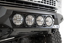 Addictive Desert Designs 17-20 Ford Super Duty Bomber Front Bumper w/ Mounts For 4 Rigid 360 6in