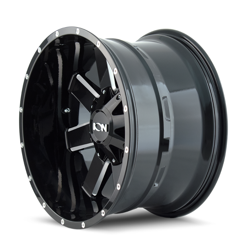 ION Type 141 18x9 / 6x135 BP / 0mm Offset / 106mm Hub Gloss Black Milled Wheel