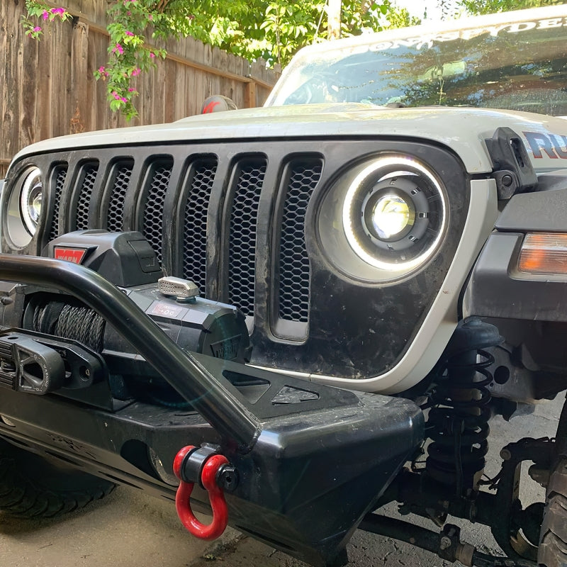 Oracle Jeep JL/Gladiator JT Oculus Switchback Bi-LED Projector Headlights - Amber/White Switchback